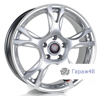 Yamato Samurai Kioto no Amira R17 / 7J PCD 5x112 ET 40 ЦО 57.1 Литые Серебристый