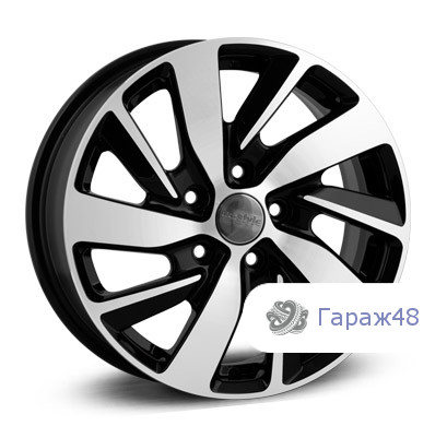 K&amp;K KC741 R16 / 6.5J PCD 5x114.3 ET 50 ЦО 67.1 Литые Черный с полированной лицевой поверхностью