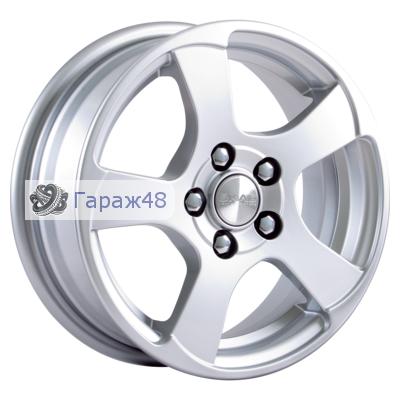 Skad Akula R16 / 6J PCD 5x114.3 ET 46 ЦО 67.1 Литые Серебристый