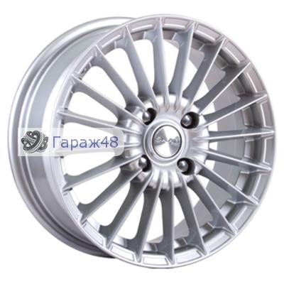 Skad Veritas R15 / 6J PCD 4x100 ET 45 ЦО 67.1 Литые Серебристый