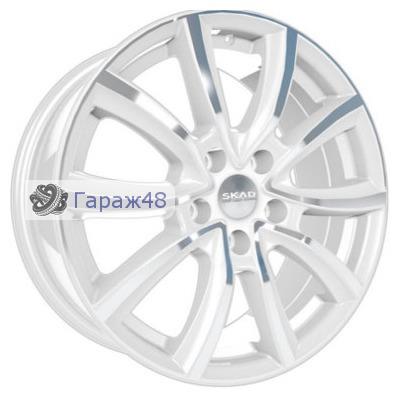 Skad Ontario R17 / 7J PCD 5x114.3 ET 40 ЦО 66.1 Литые Белый глянцевый с полированной лицевой поверхностью