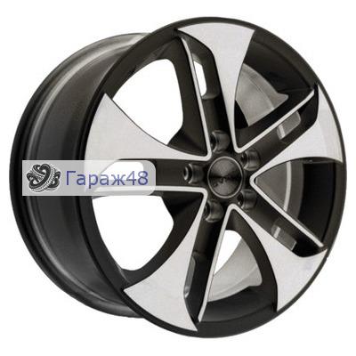 Skad Venecia R16 / 6.5J PCD 5x114.3 ET 46 ЦО 67.1 Литые Черный глянцевый с полированной лицевой поверхностью